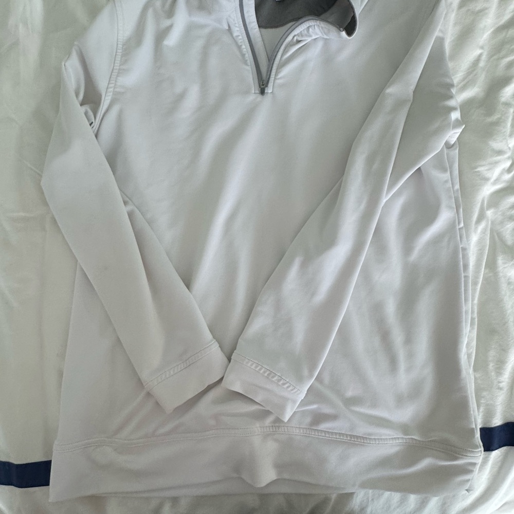 Peter Millar White Kids Pullover